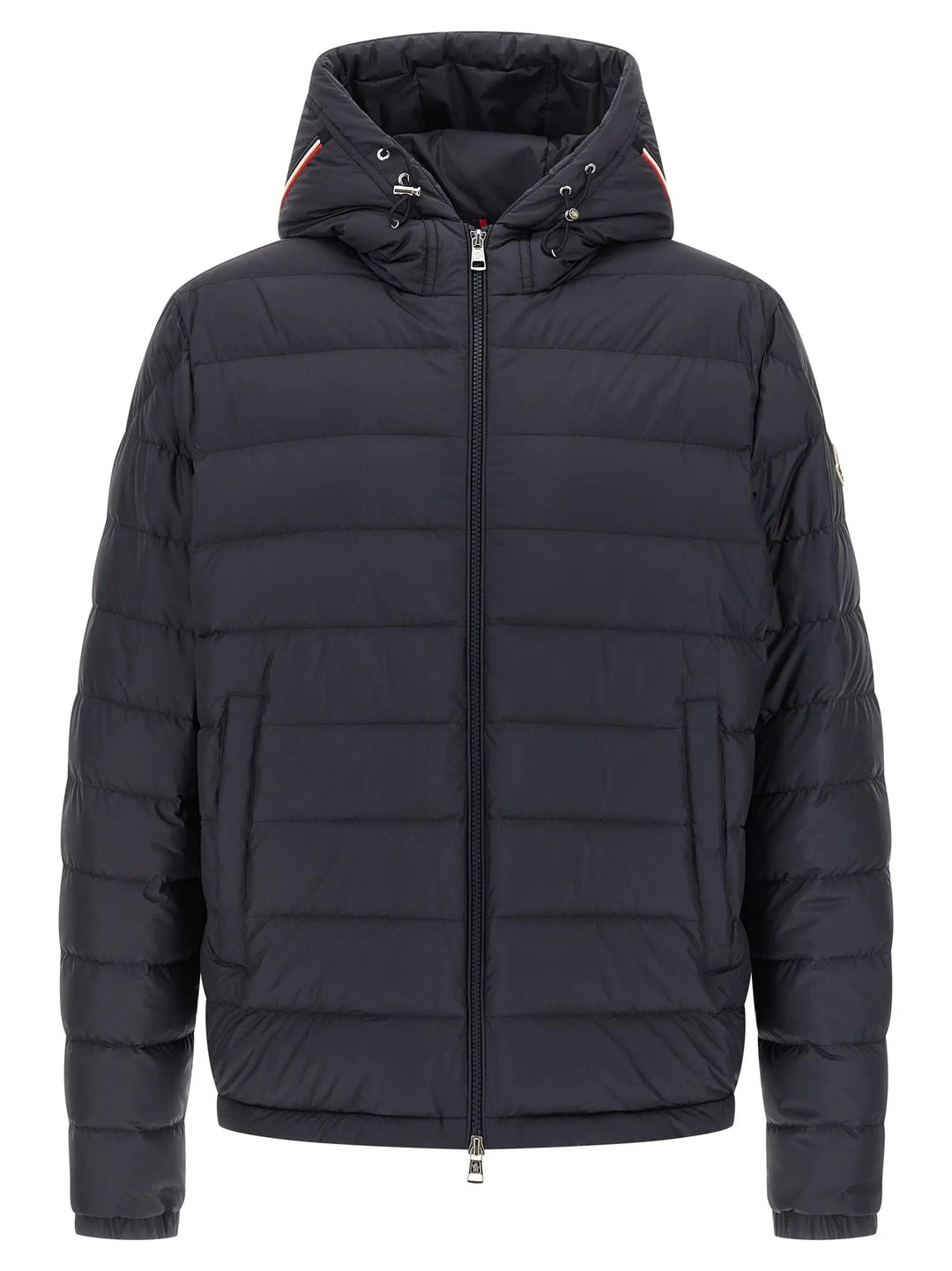 Moncler Blue Polyester Full-Length Jacket