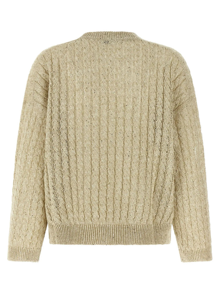 Brunello Cucinelli Beige Linen Cardigan