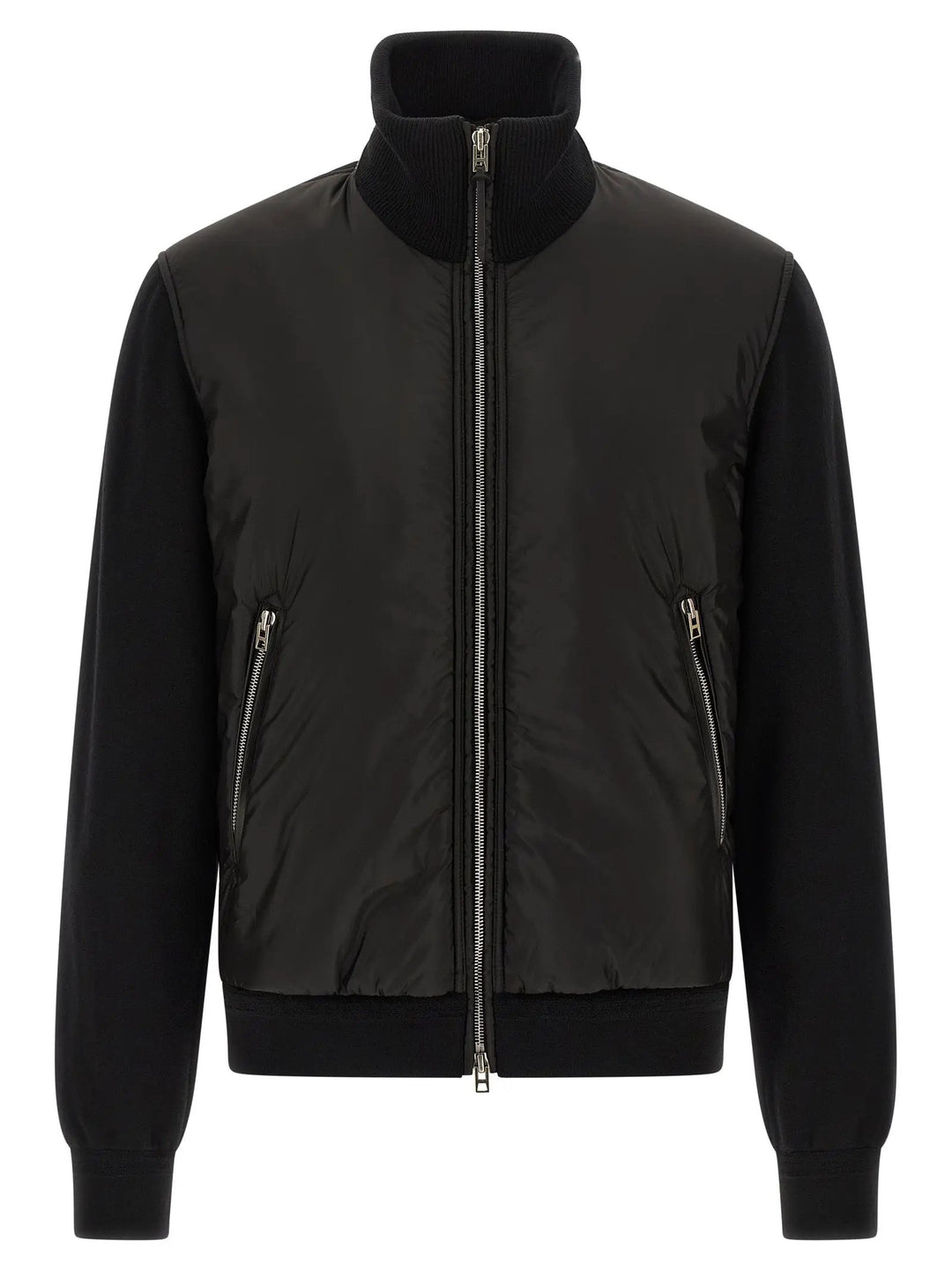 Tom Ford Black Wool Bomber