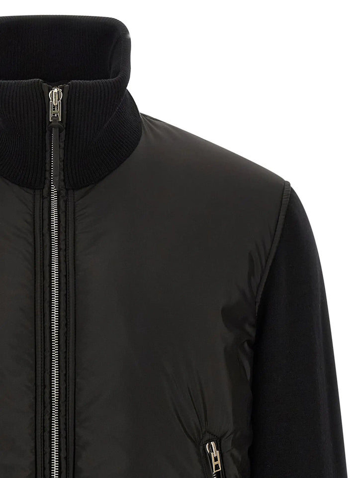 Tom Ford Black Wool Bomber