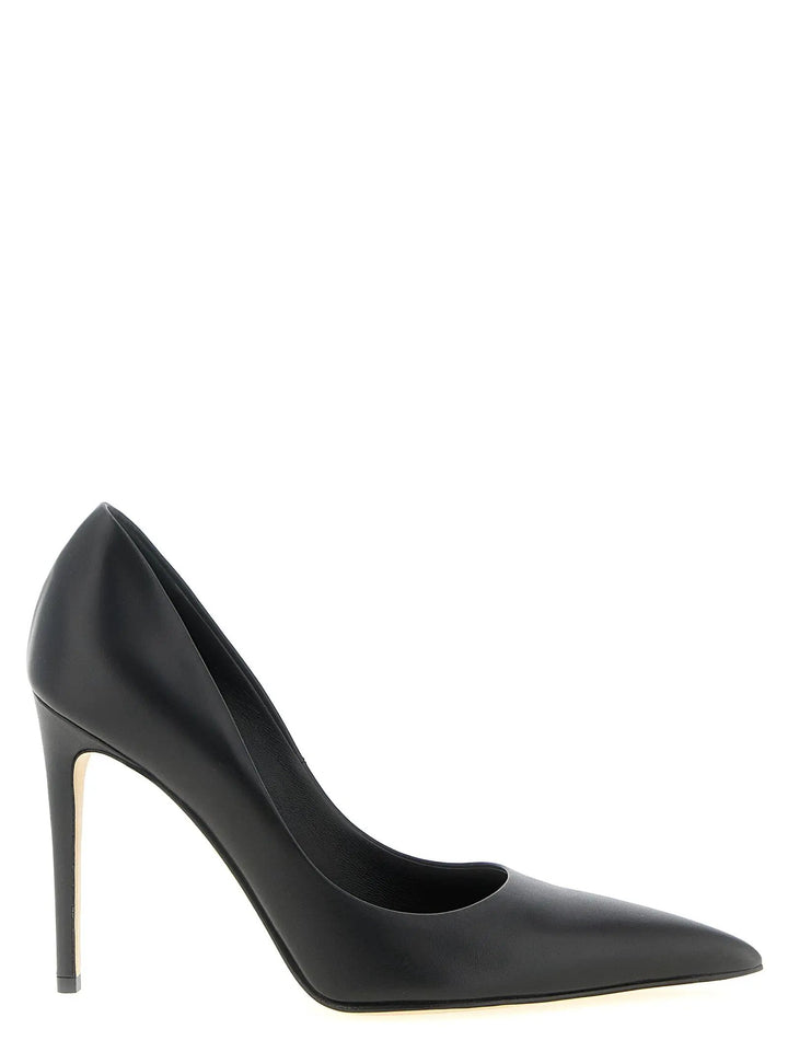 Alexander McQueen Black Calfskin High Heel Pumps