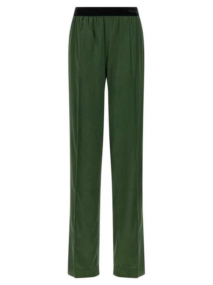Tom Ford Bicolor Silk Casual Pants