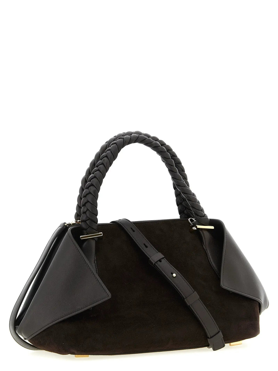Ferragamo Brown Goatskin Handbag