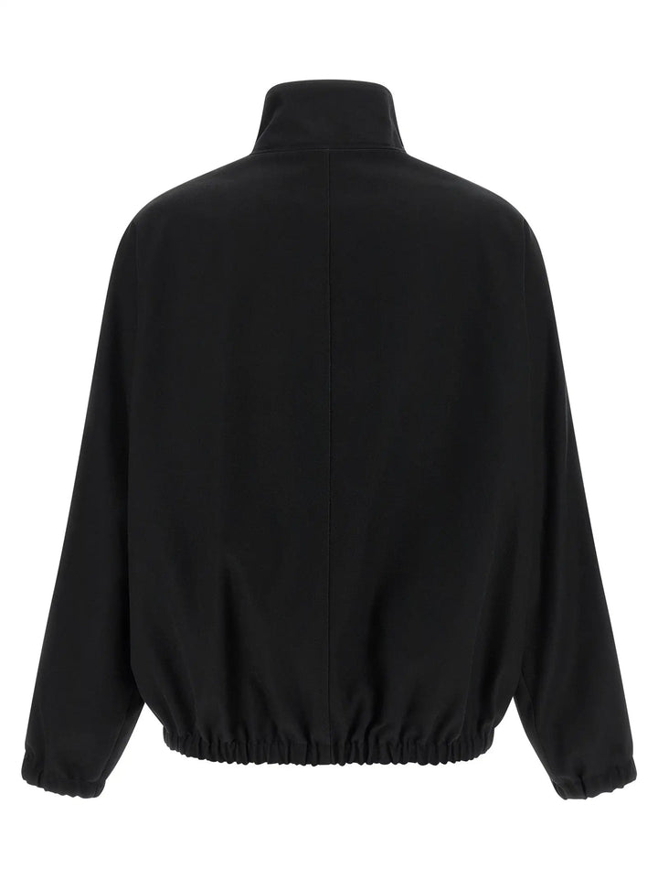 Courrèges Black Cotton Bomber
