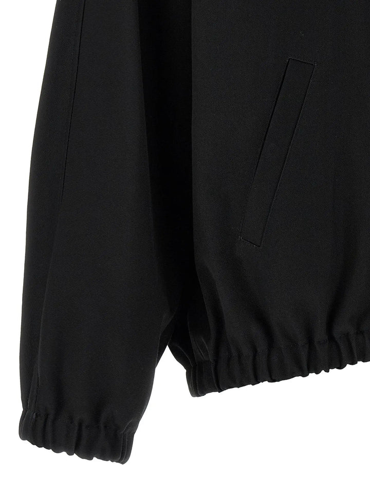 Courrèges Black Cotton Bomber