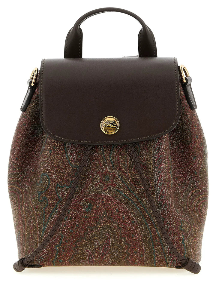 Etro Multicolor Cotton Backpack