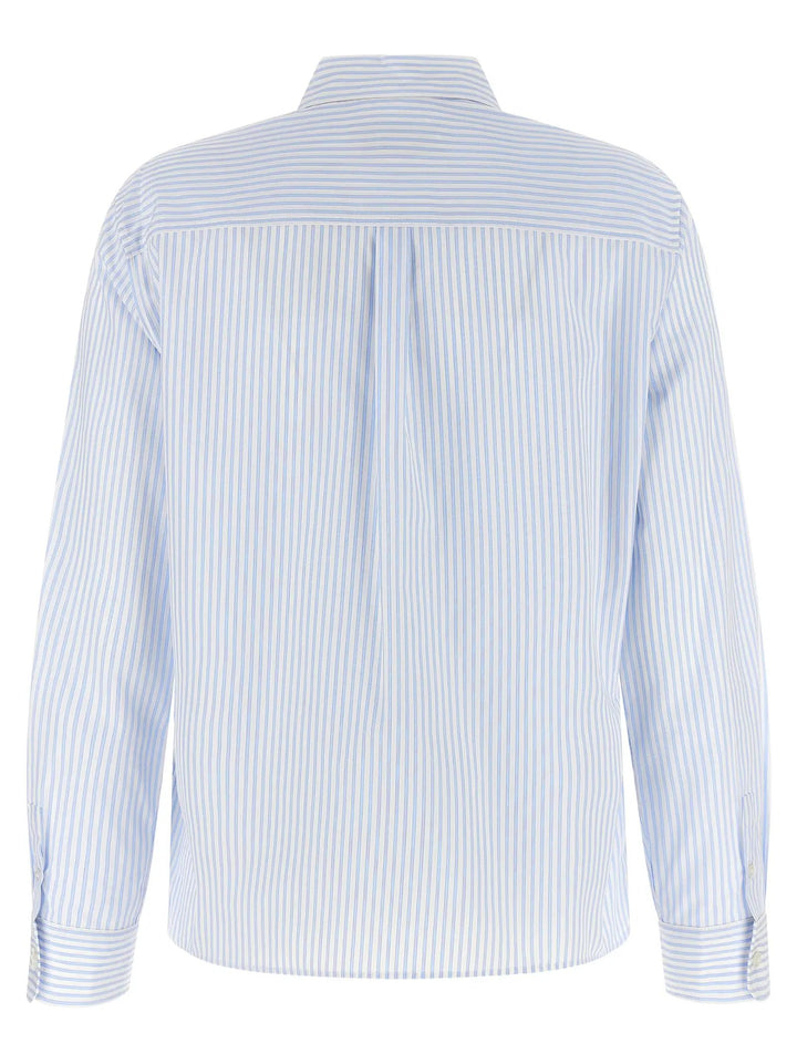 Max Mara Blue Cotton Blouse