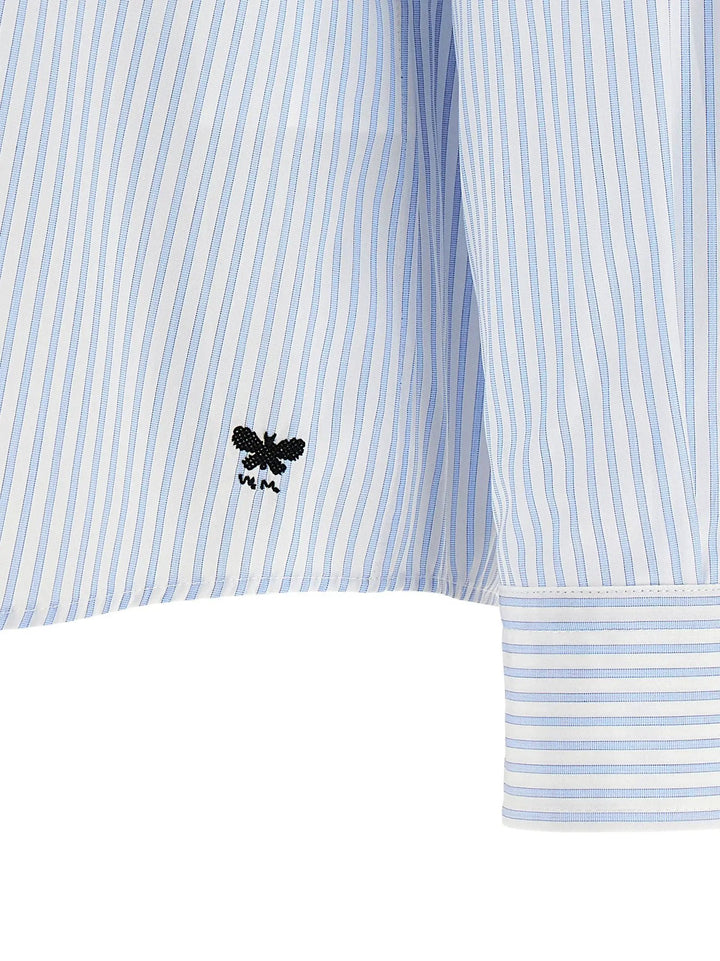 Max Mara Blue Cotton Blouse