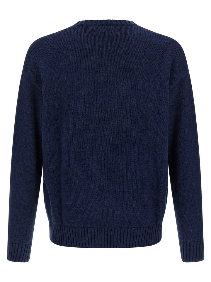 Polo Ralph Lauren Blue Linen Cardigan