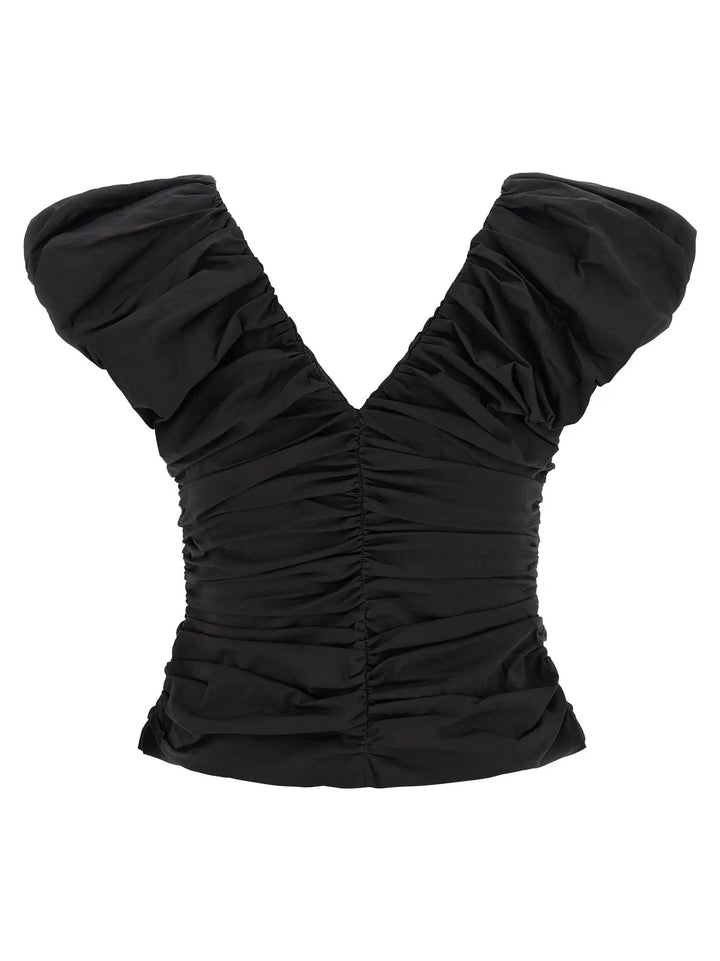 Ganni Black Cotton Shirt