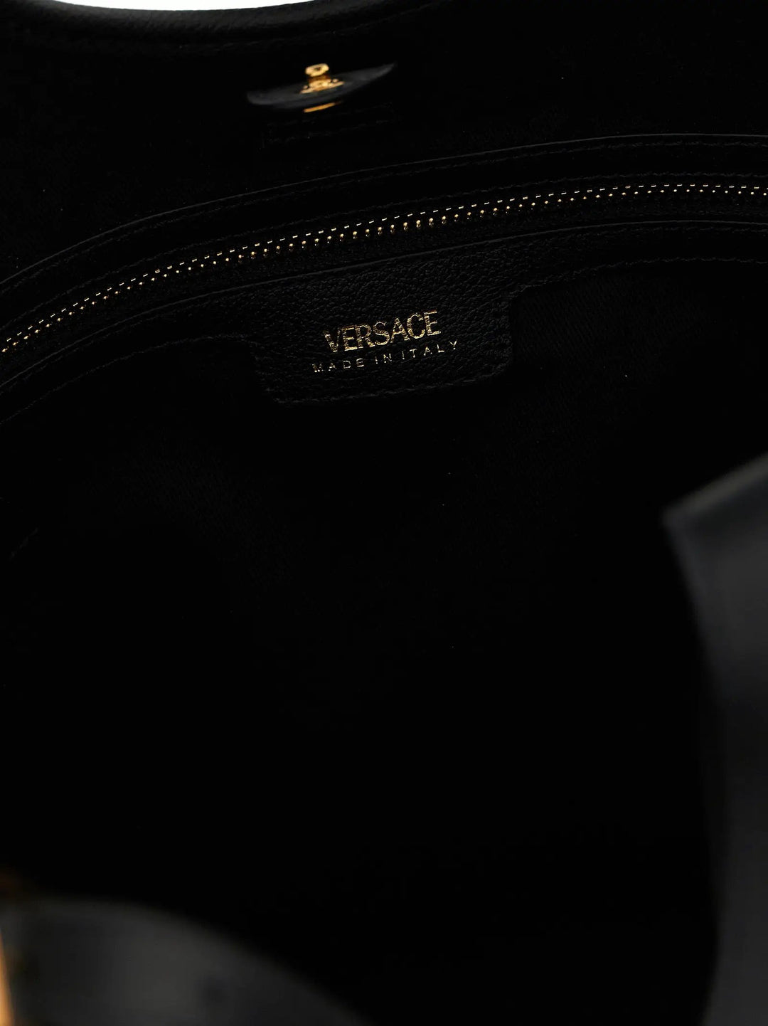 Versace Sample Sale | Versace Black Cotton Tote Bag - | Designer outlet