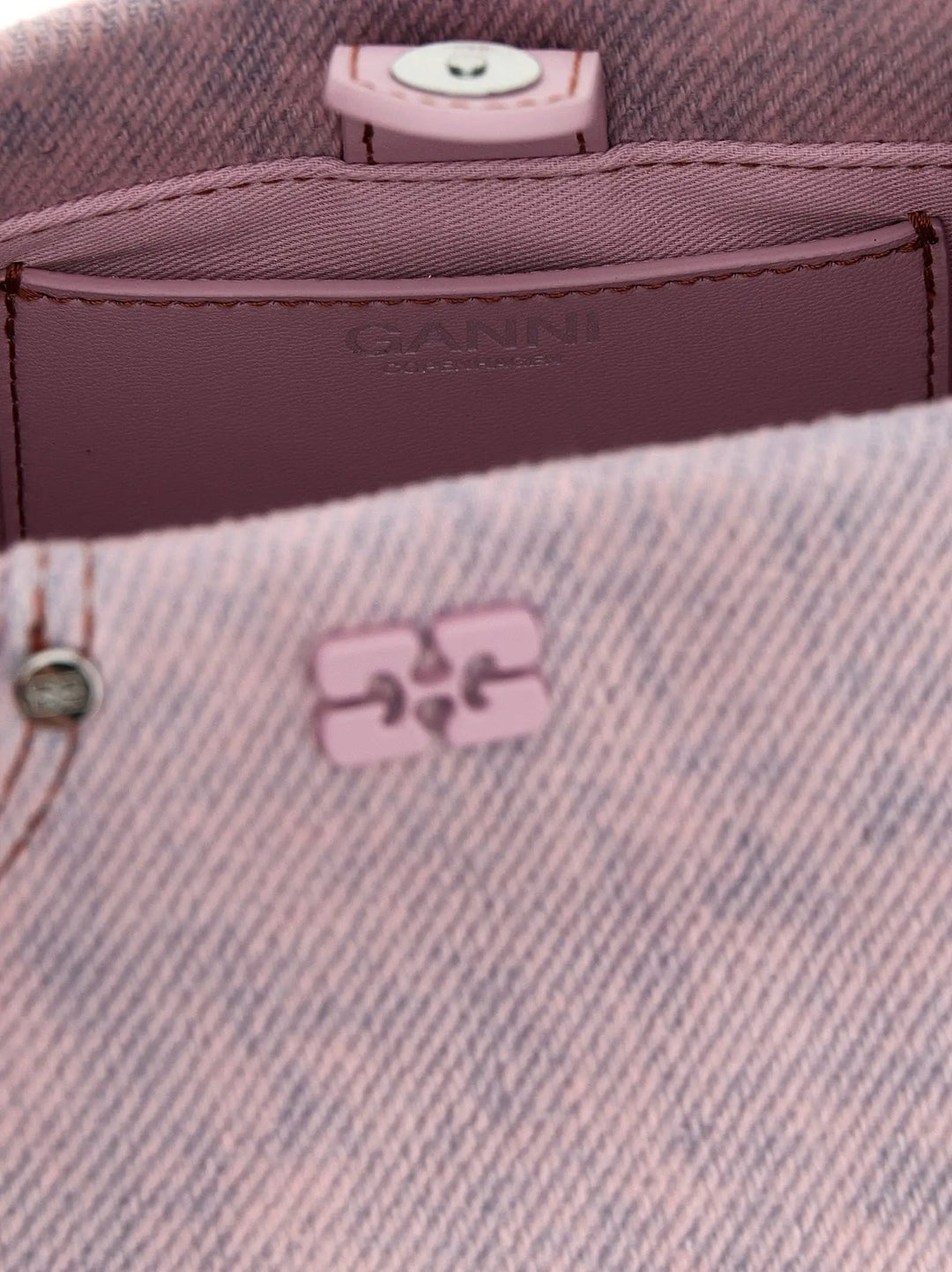 Ganni Multicolor Organic Cotton Handbag