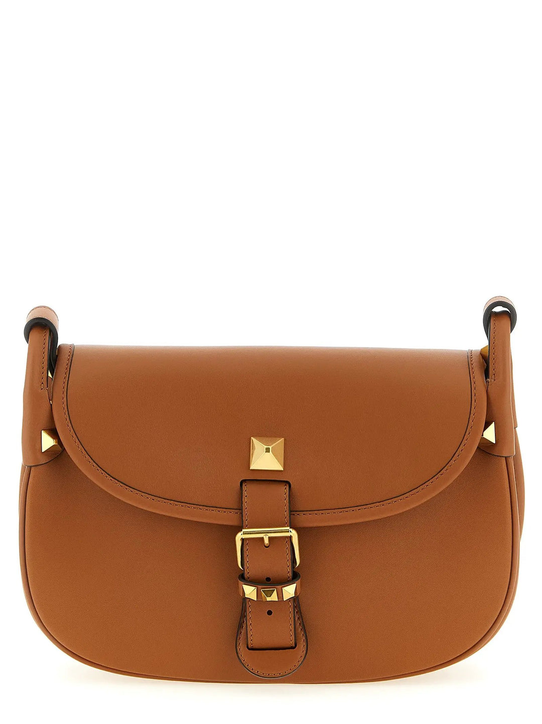 Valentino Garavani Brown Calfskin Shoulder Bag