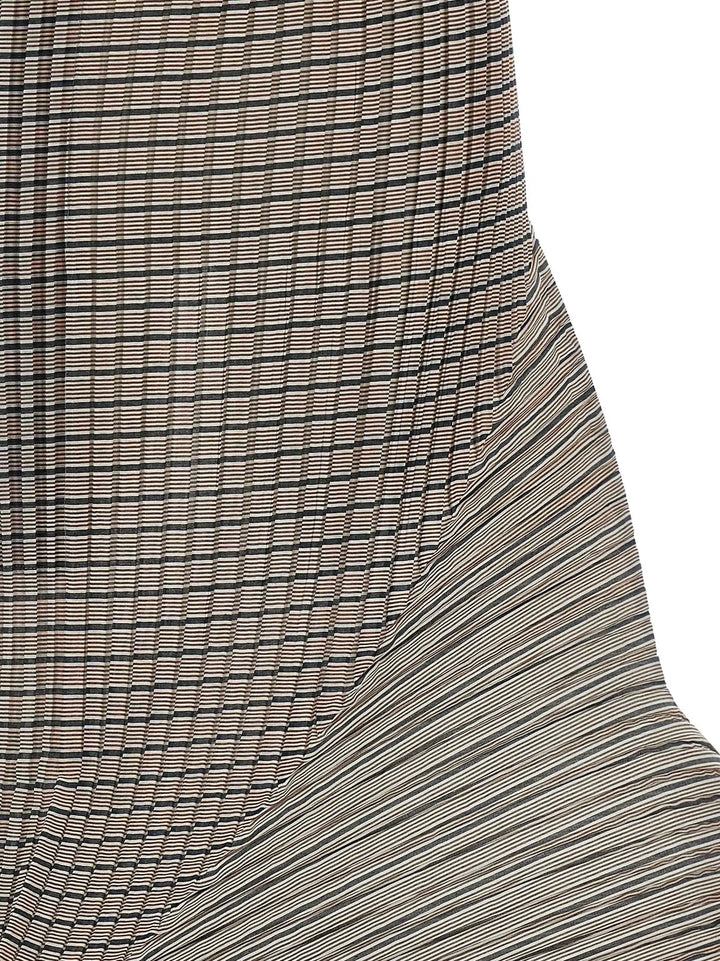 Issey Miyake Brown Polyester Mini Skirt