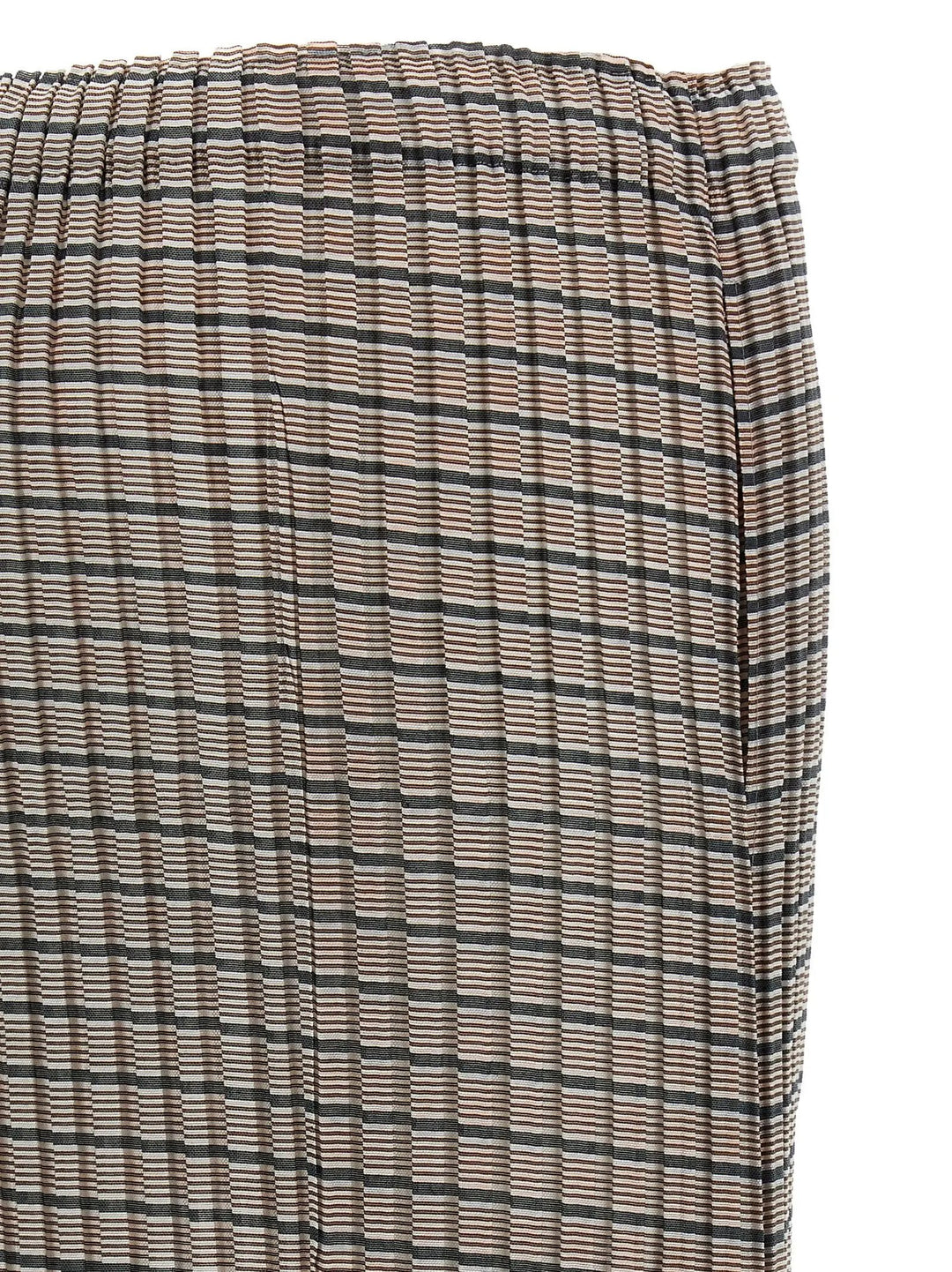 Issey Miyake Brown Polyester Mini Skirt