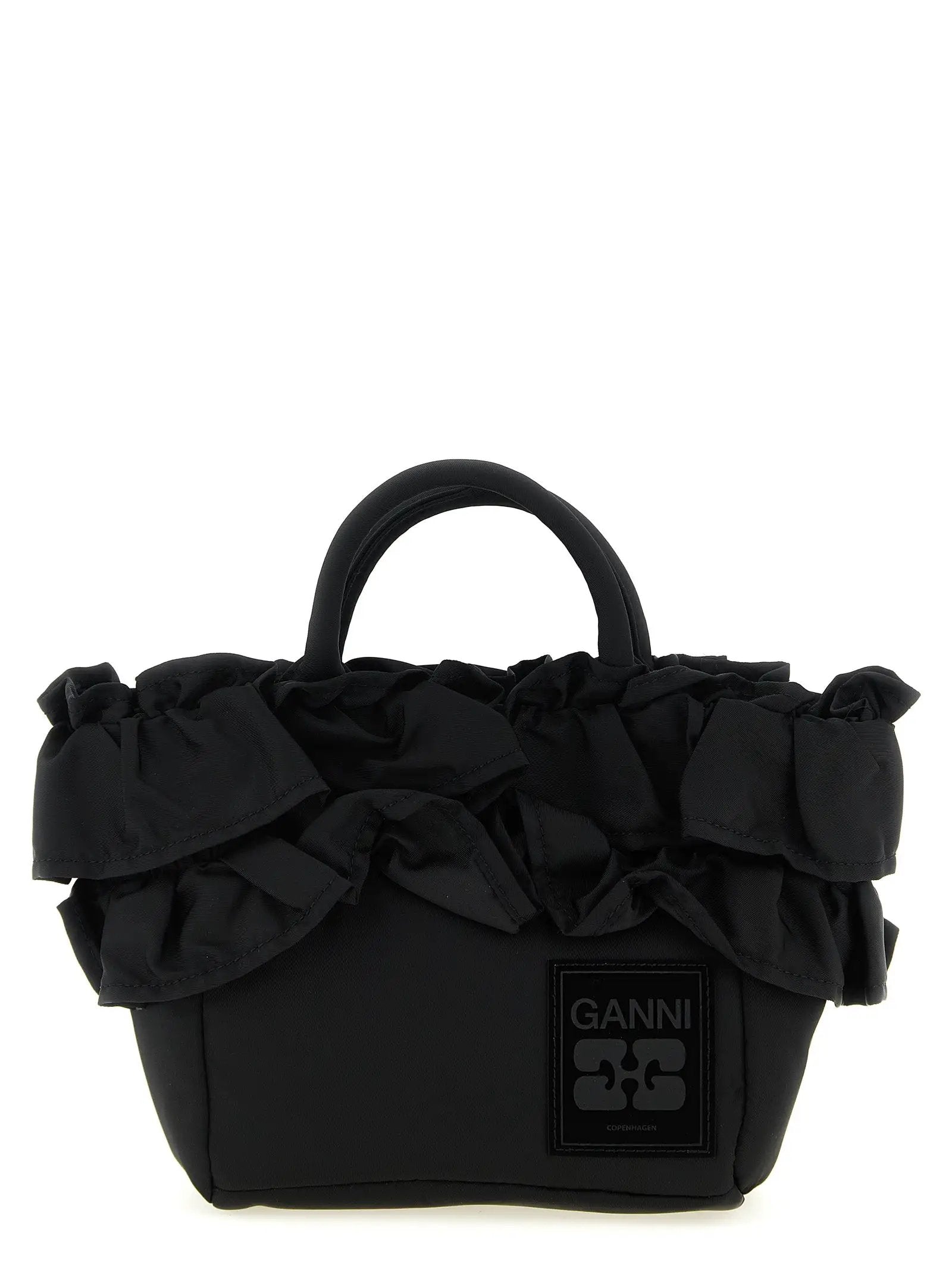 Ganni Black Nylon Handbag – Ask Me Wear