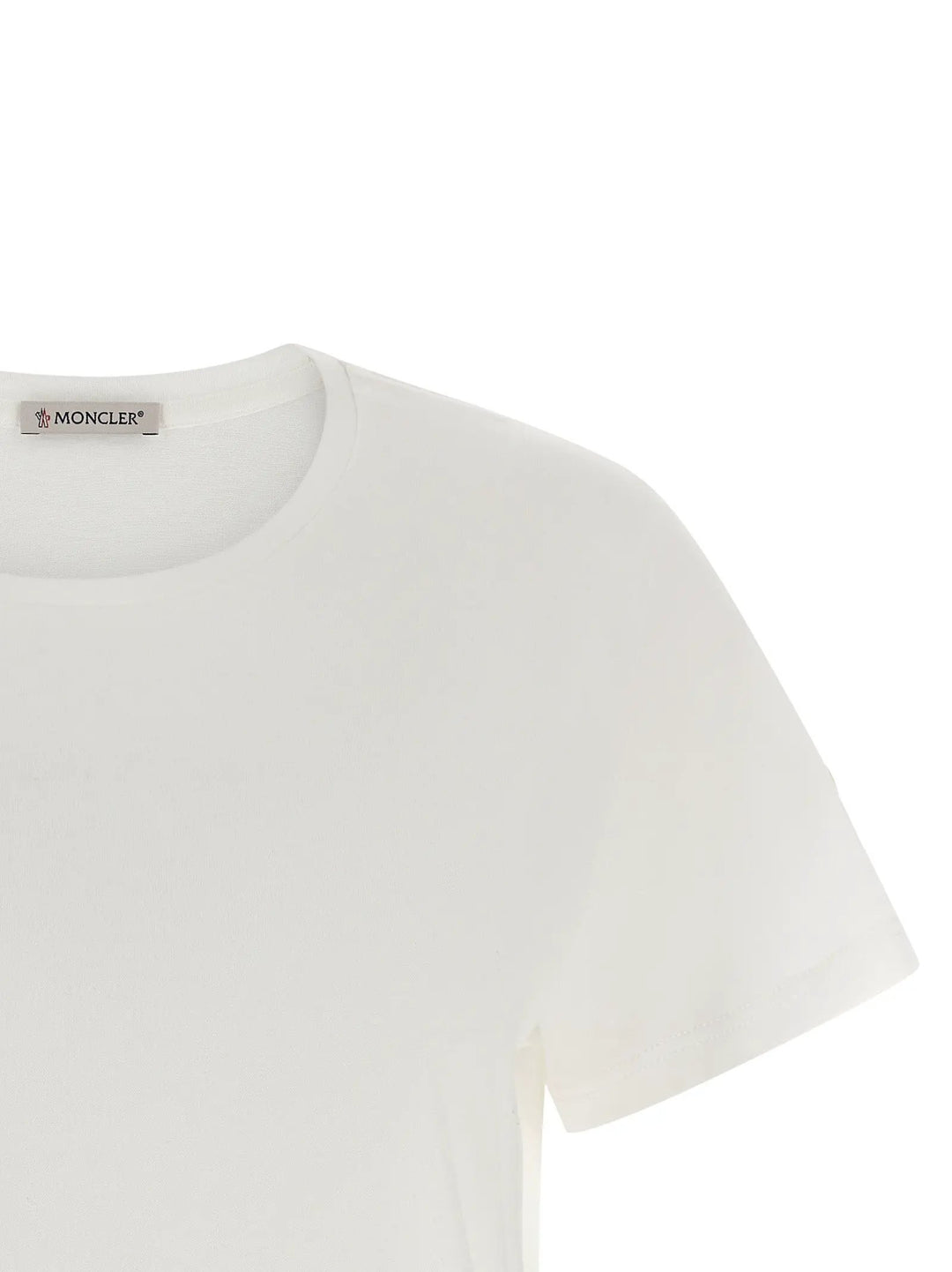 Moncler White Cotton T-Shirt