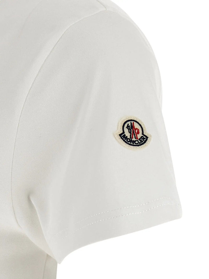 Moncler White Cotton T-Shirt
