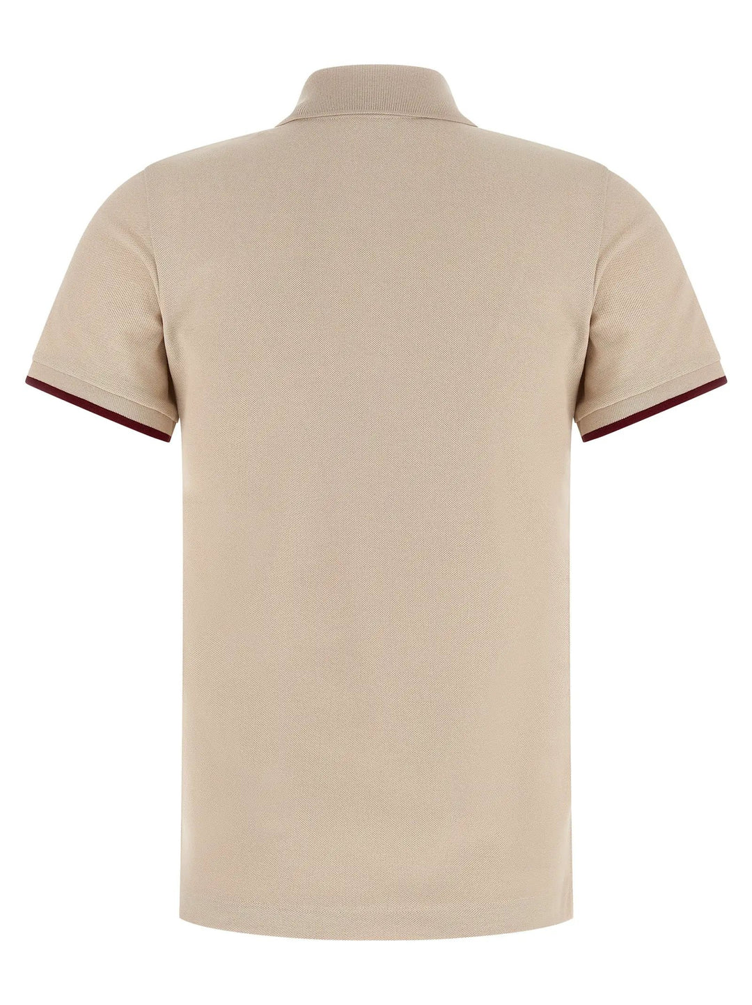 Moncler Beige Cotton Polo Shirt