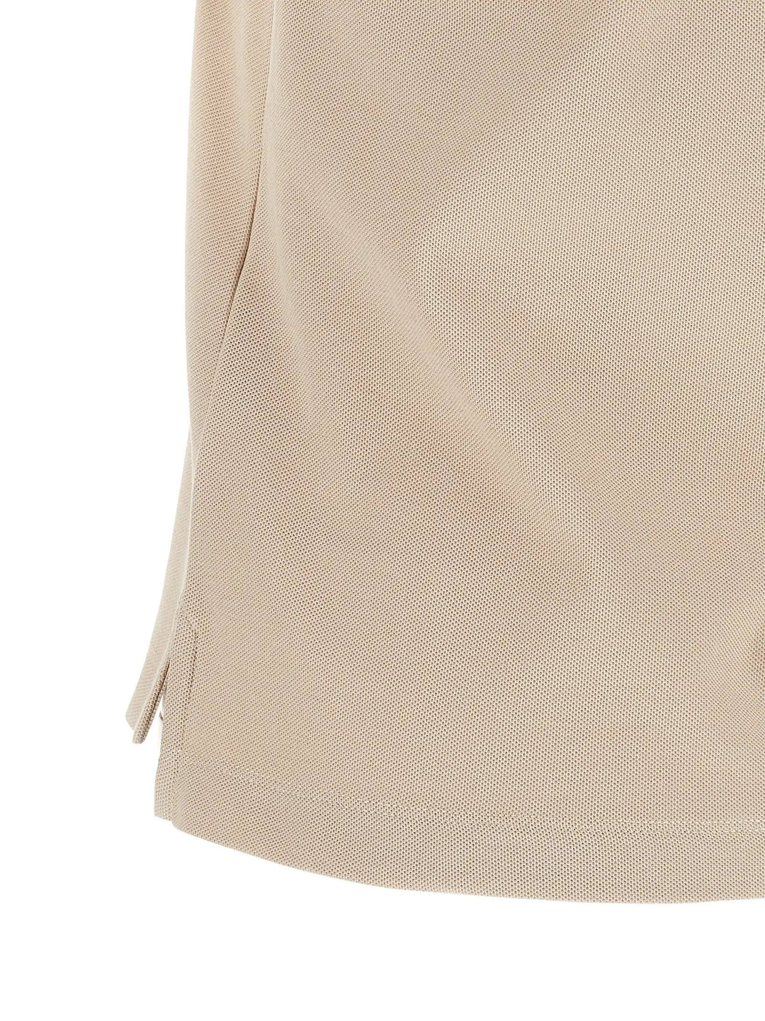 Moncler Beige Cotton Polo Shirt