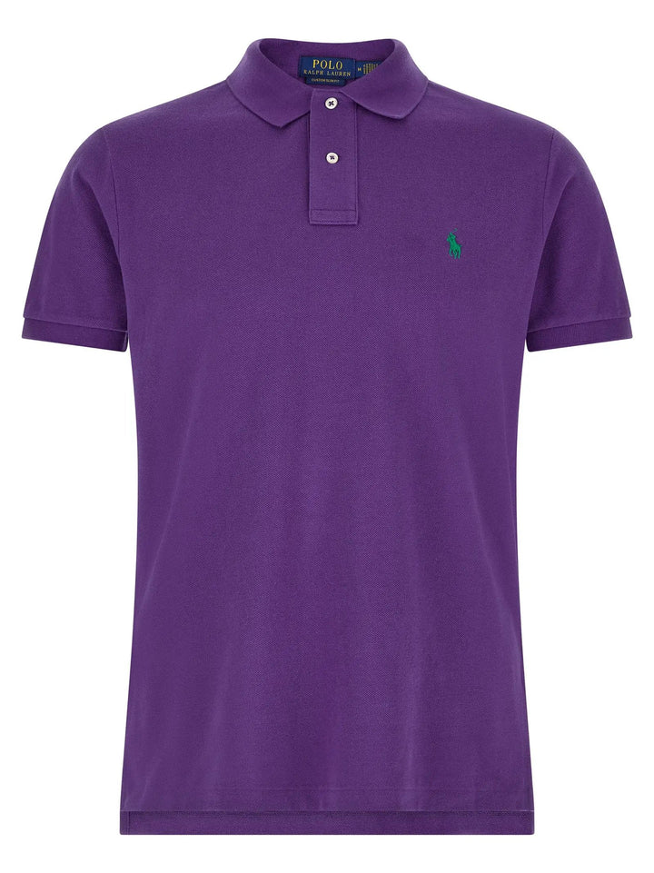Polo Ralph Lauren Purple Cotton Polo Shirt