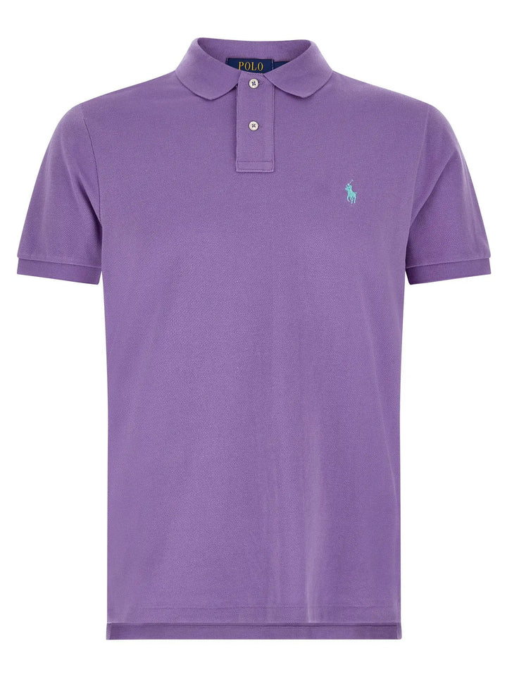 Polo Ralph Lauren Purple Cotton Polo Shirt