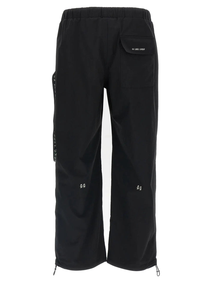 44 Label Group Black Polyamide Athletic Pants
