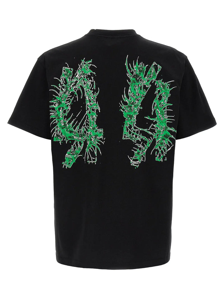 44 Label Group Black Cotton T-Shirt