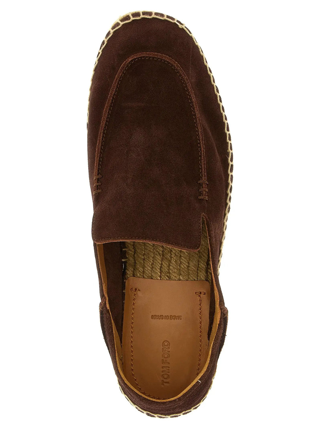 Tom Ford Brown Calfskin Espadrilles
