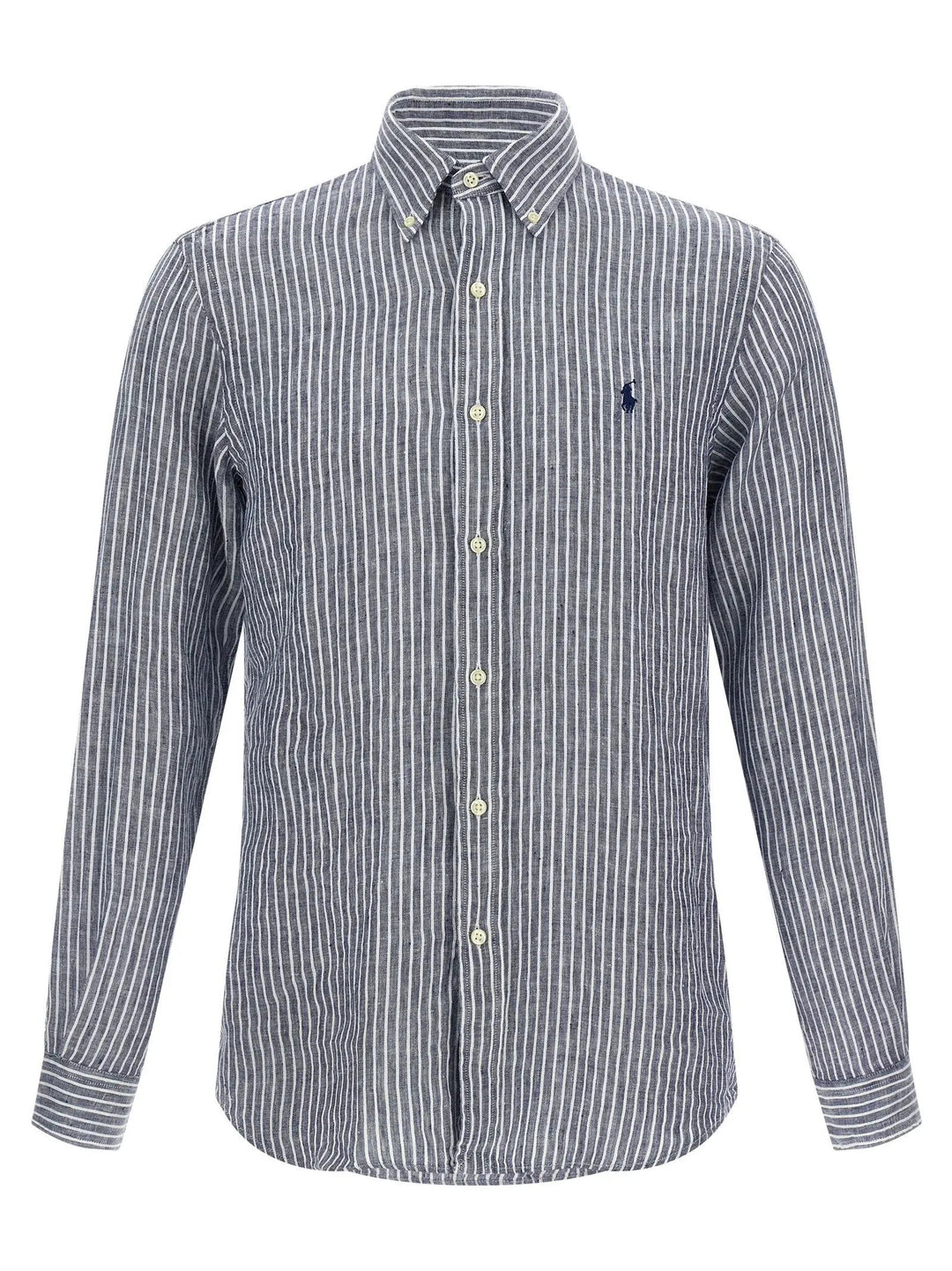 Polo Ralph Lauren Blue Linen Blouse