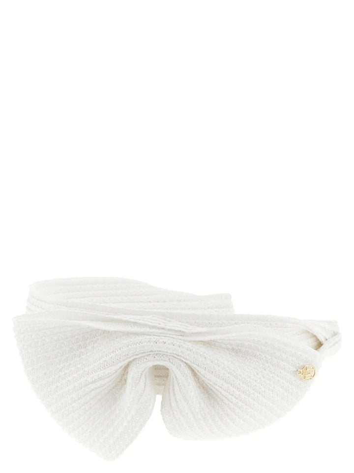 Maison Michel White Papier Headband
