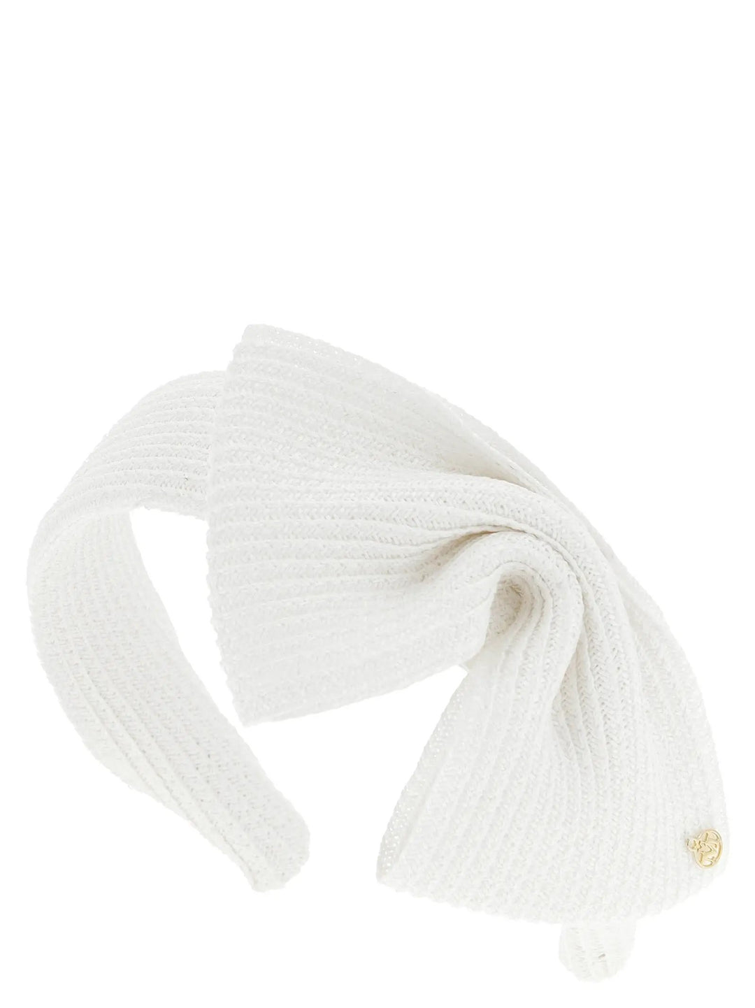 Maison Michel White Papier Headband