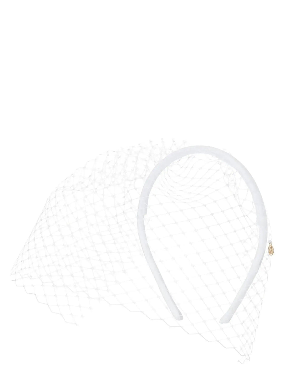 Maison Michel White Polyamide Headband