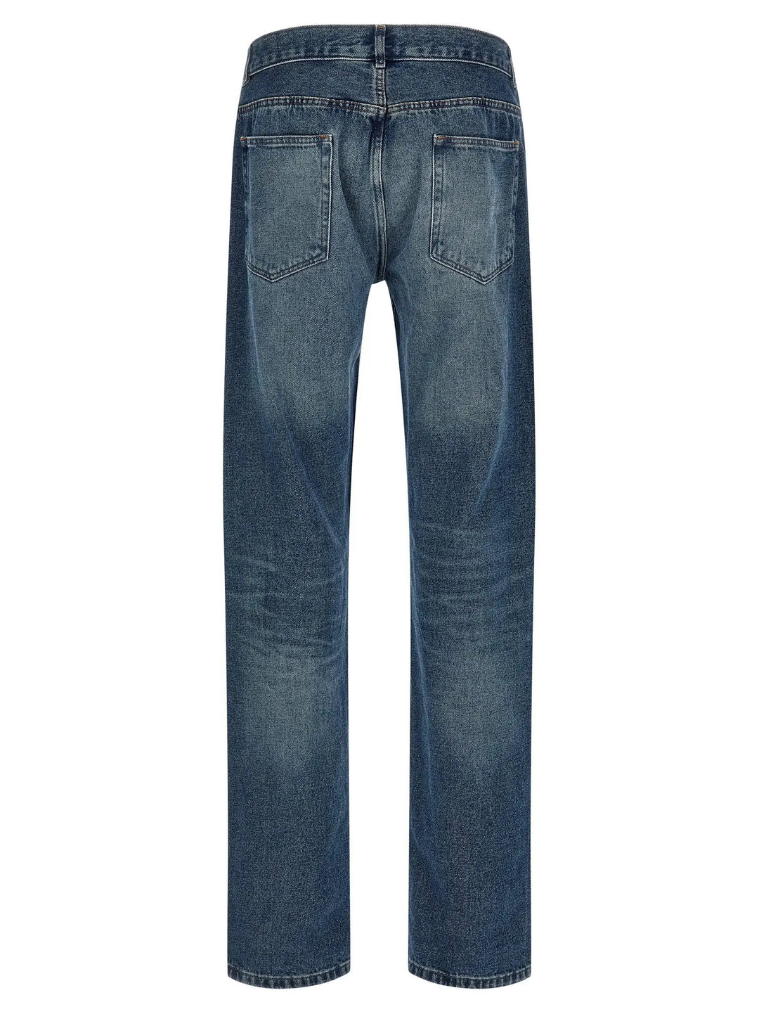 A.P.C. Blue Cotton Straight-Leg Jeans
