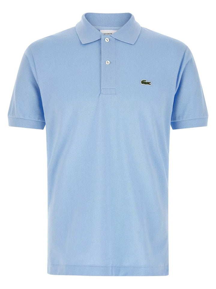 Lacoste Blue Cotton Polo Shirt