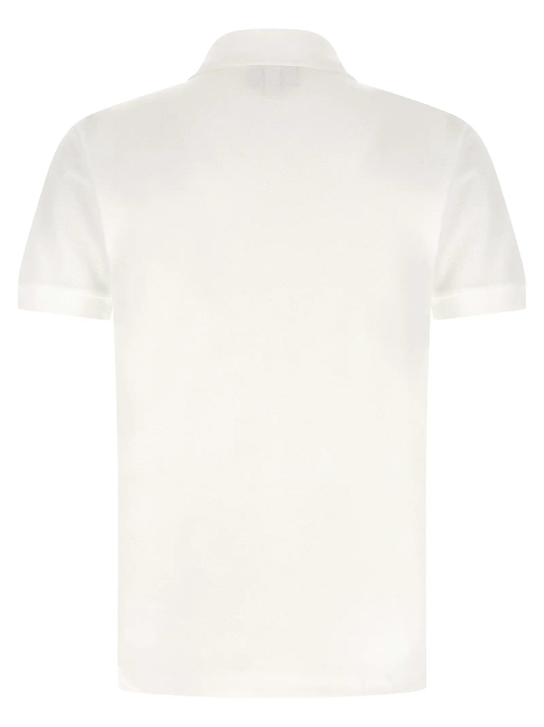 Lacoste White Cotton Polo Shirt