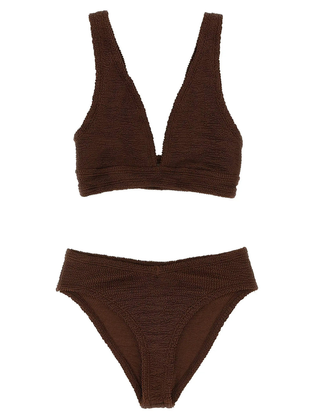Hunza G Sample Sale | Hunza G Brown Polyamide Bikini - | Designer outlet
