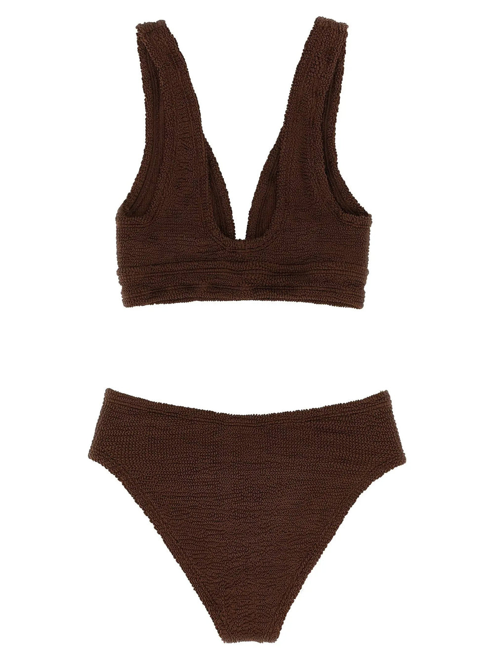 Hunza G Sample Sale | Hunza G Brown Polyamide Bikini - | Designer outlet
