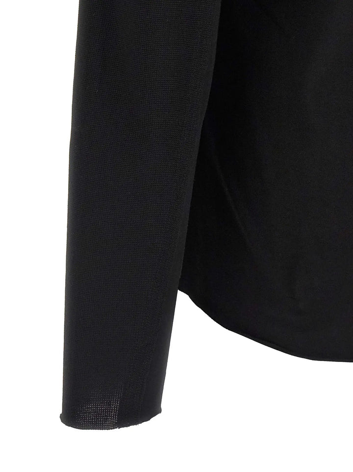 Thom Krom Black Cotton Blouse