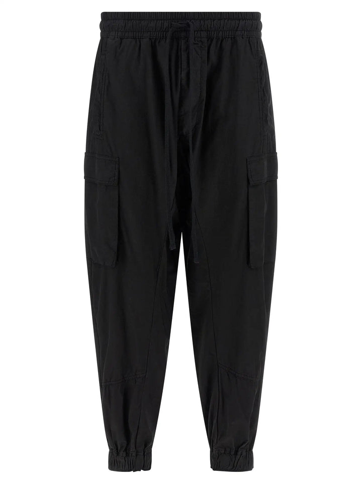 Thom Krom Black Organic Cotton Cargo Pants