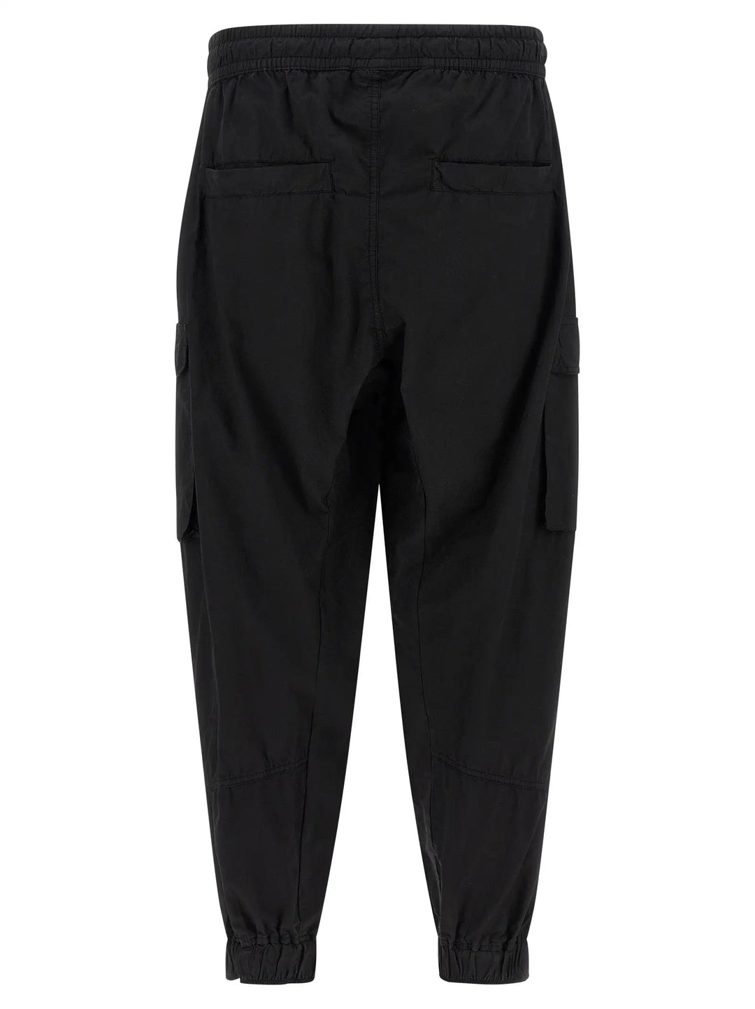 Thom Krom Black Organic Cotton Cargo Pants