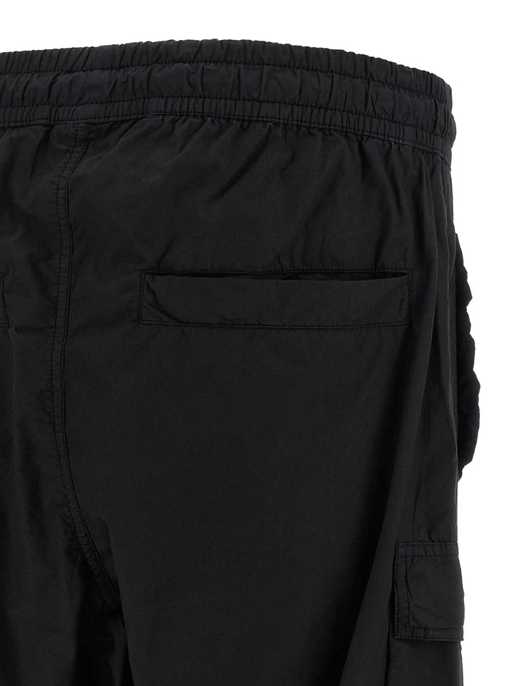 Thom Krom Black Organic Cotton Cargo Pants