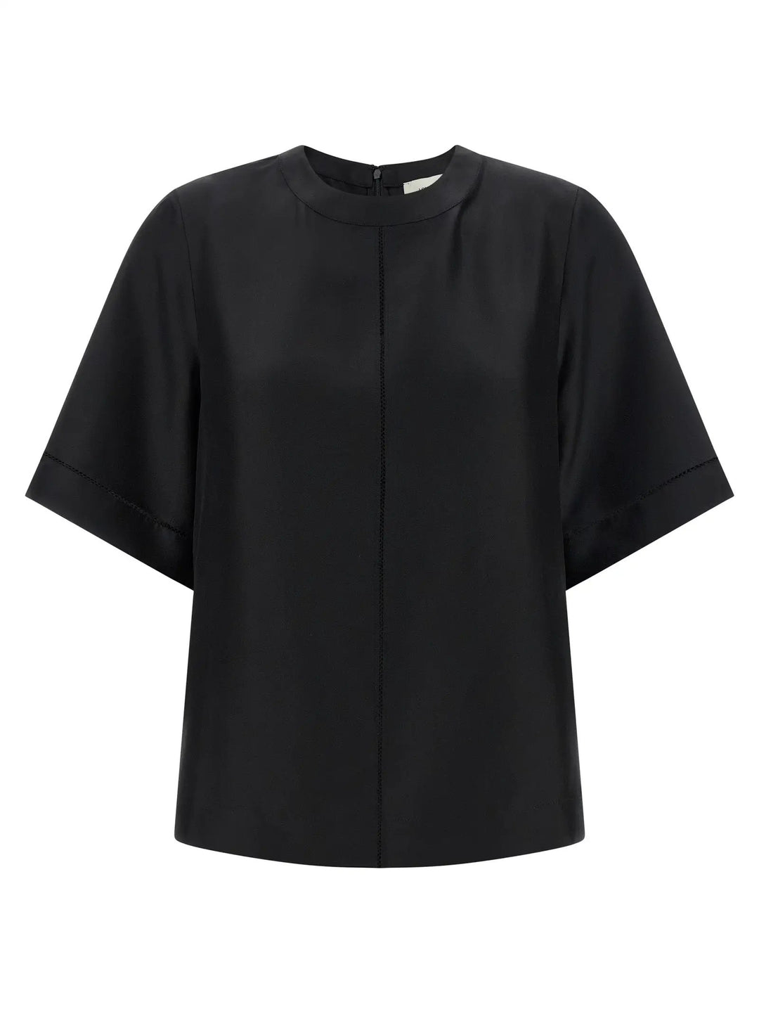 Loulou De Saison Black Silk Shirt