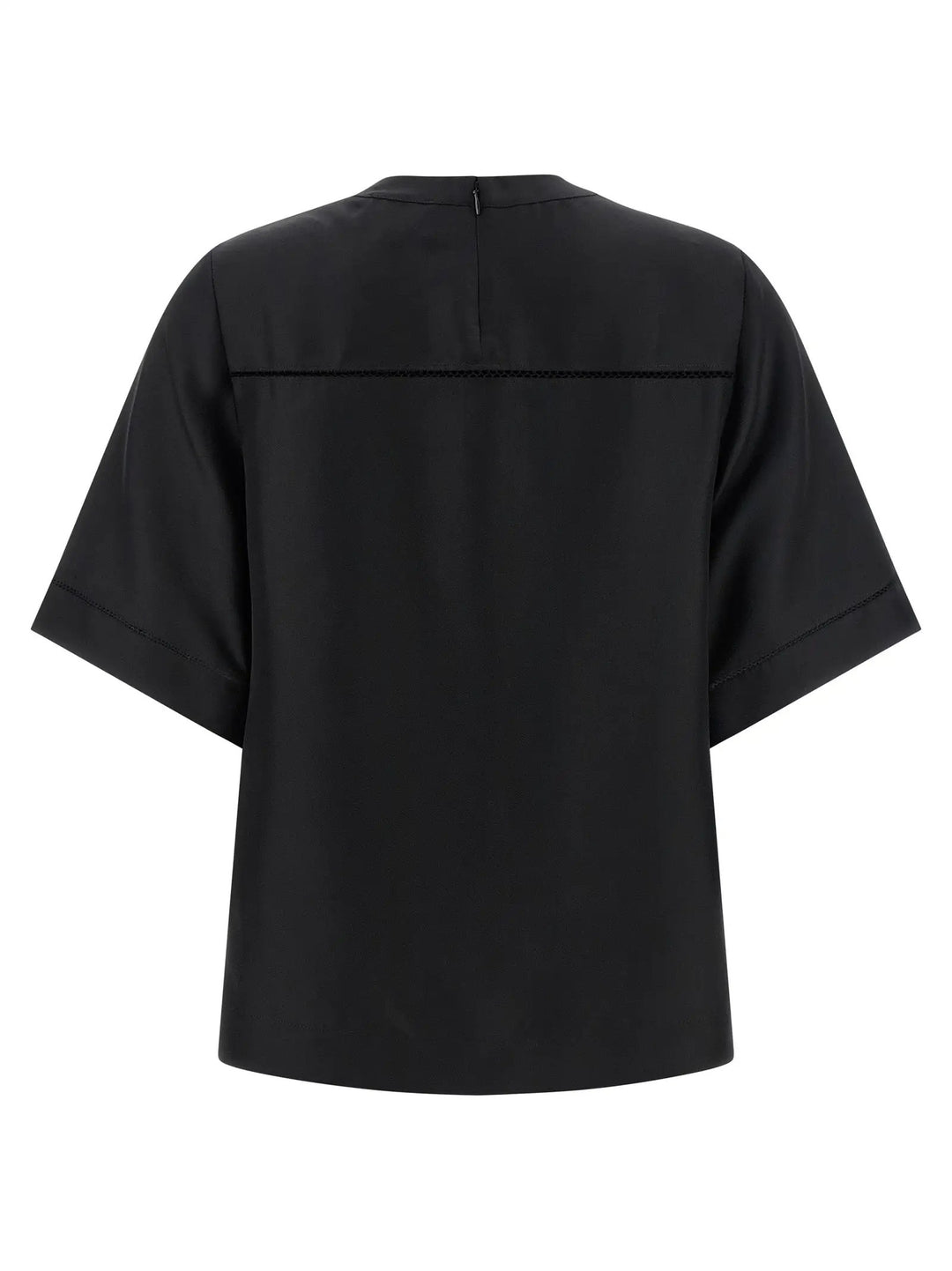 Loulou De Saison Black Silk Shirt