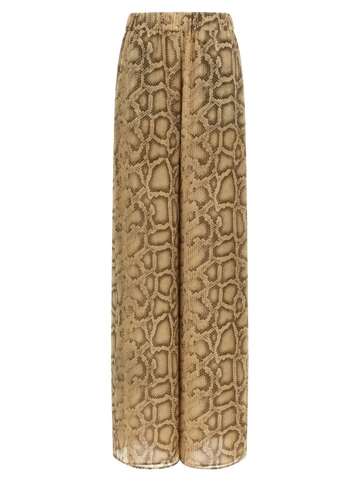 The Andamane Beige Polyester Pants