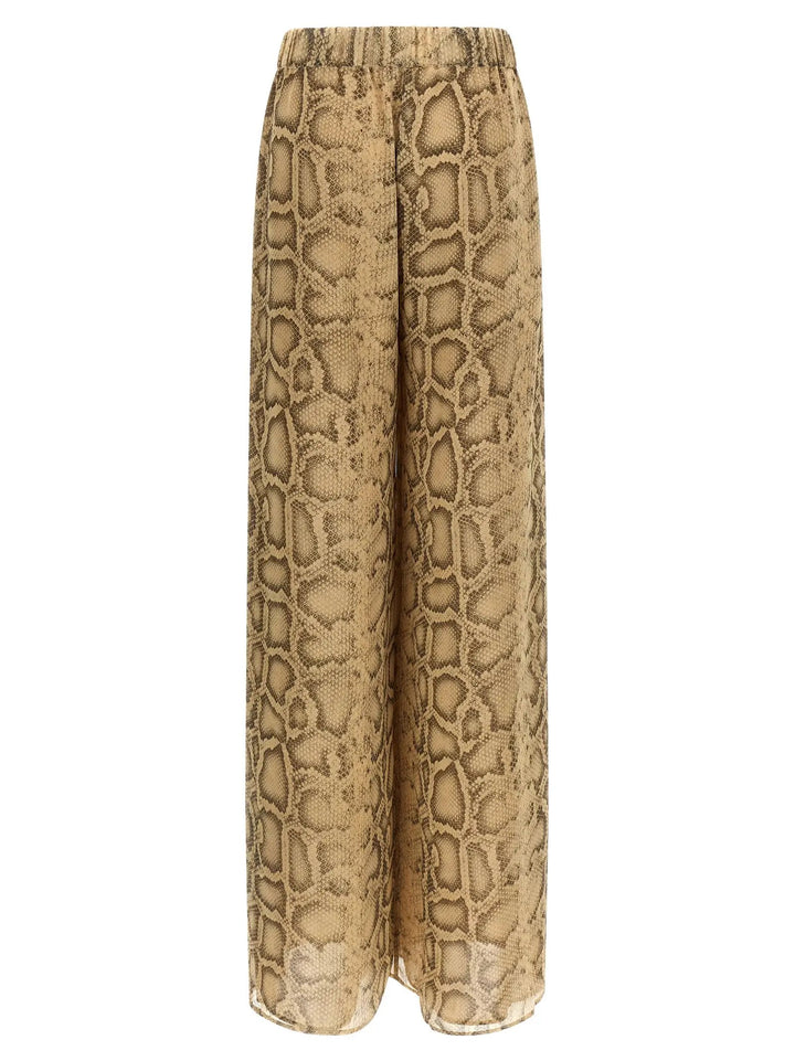 The Andamane Beige Polyester Pants