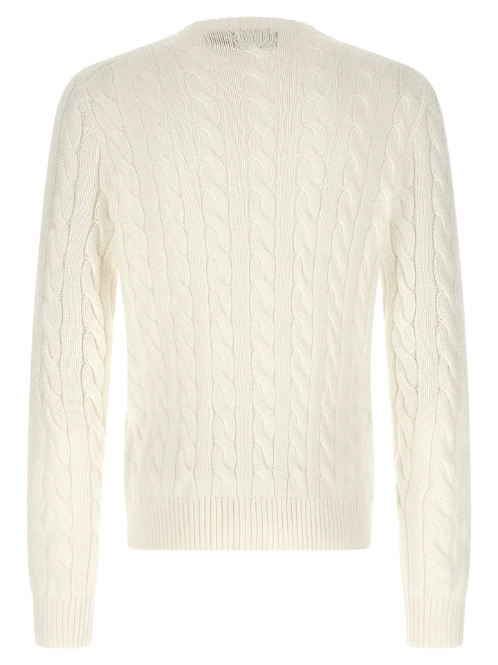 Polo Ralph Lauren White Cotton Cardigan