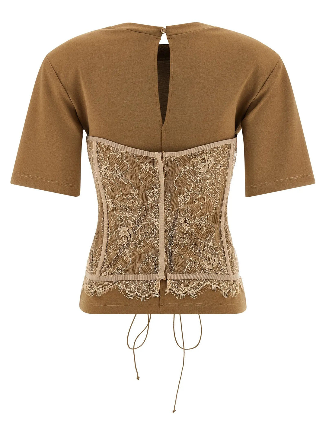 Giuseppe Di Morabito Brown Viscose T-Shirt