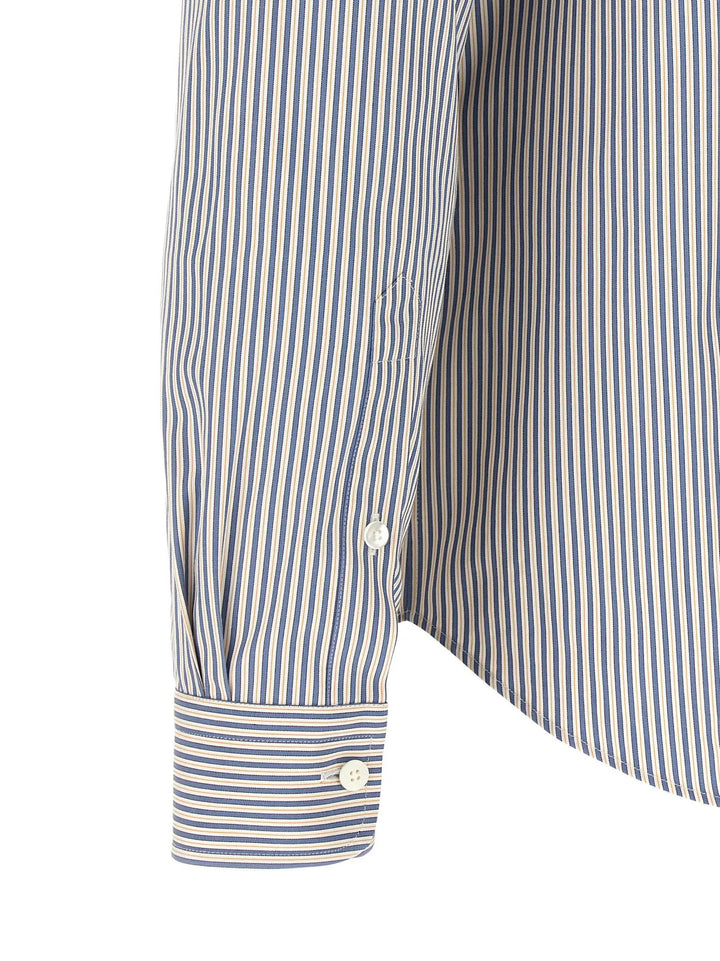 Fendi Blue Cotton Blouse