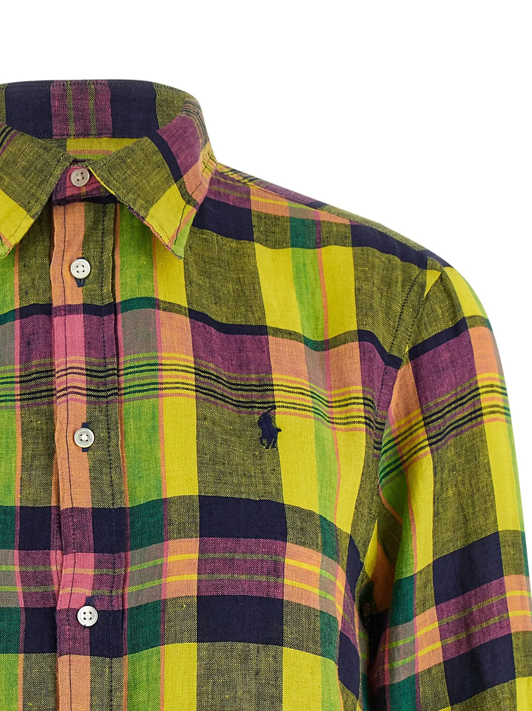 Polo Ralph Lauren Multicolor Linen Blouse